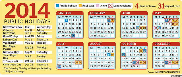 2014 Singapore public holidays